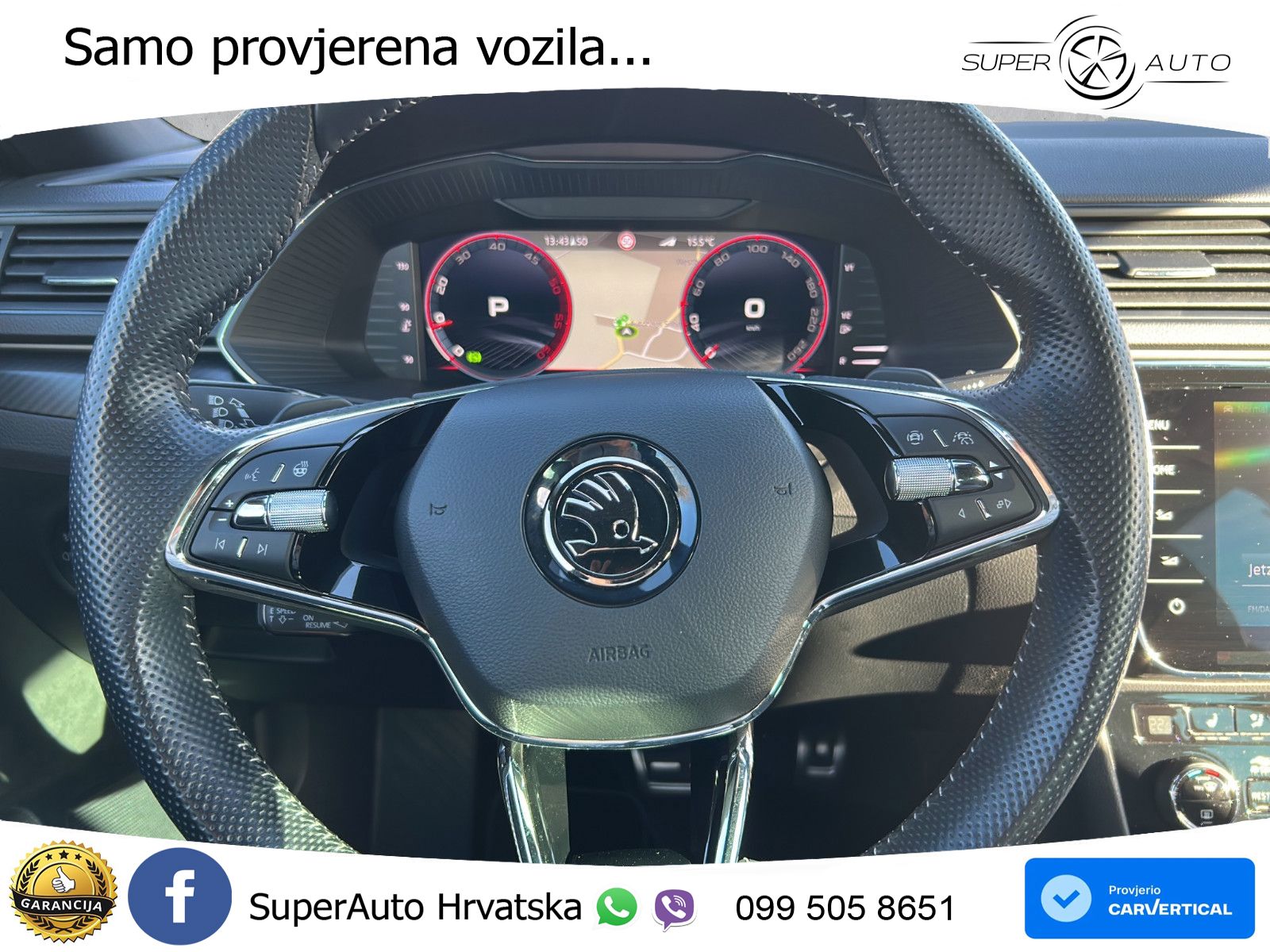 Škoda Superb Combi 2.0 TDI 4x4 Sportline 200 KS, LED+ACC+GR SJED+MASAŽA+KAM+PDC