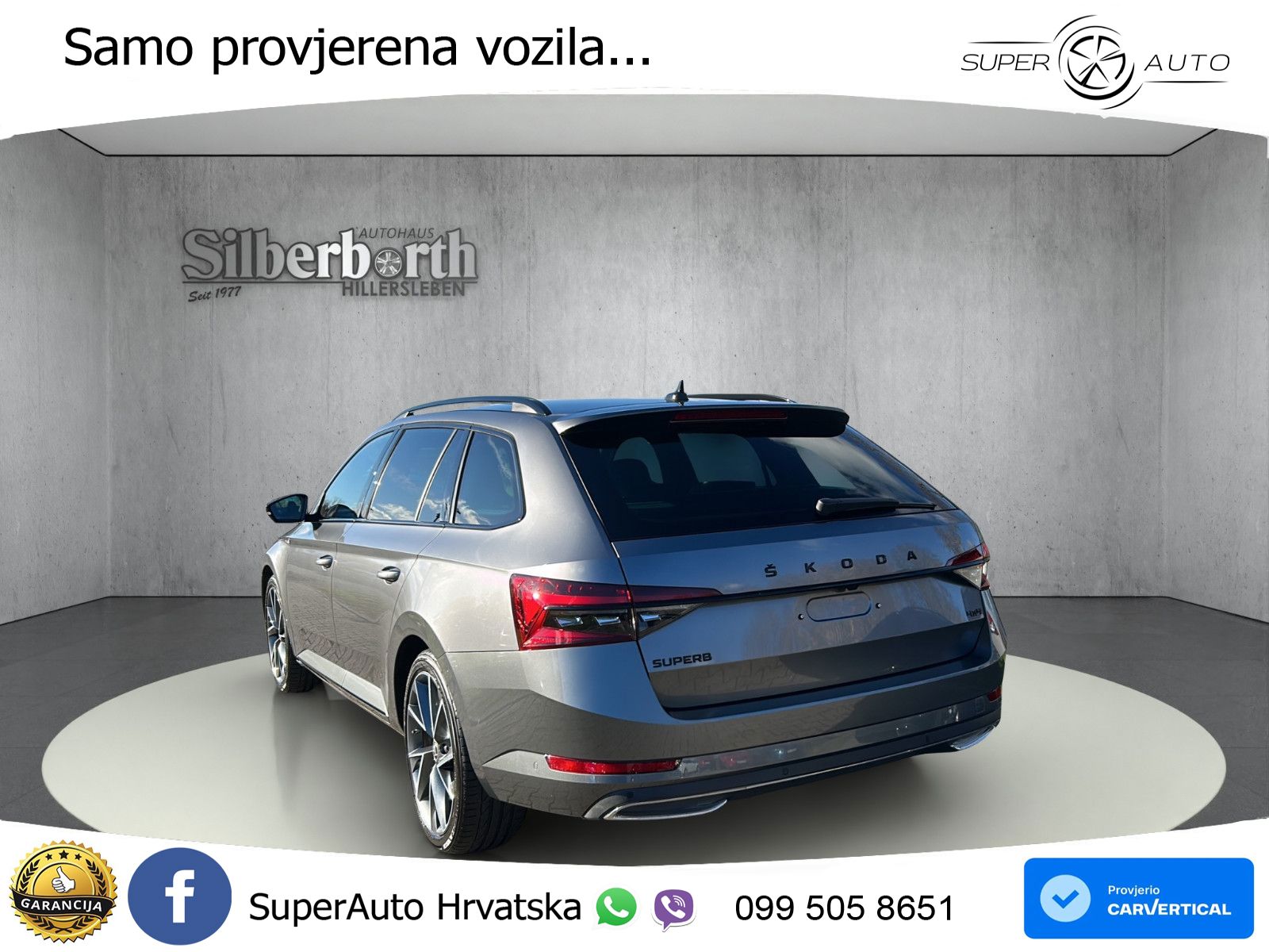 Škoda Superb Combi 2.0 TDI 4x4 Sportline 200 KS, LED+ACC+GR SJED+MASAŽA+KAM+PDC