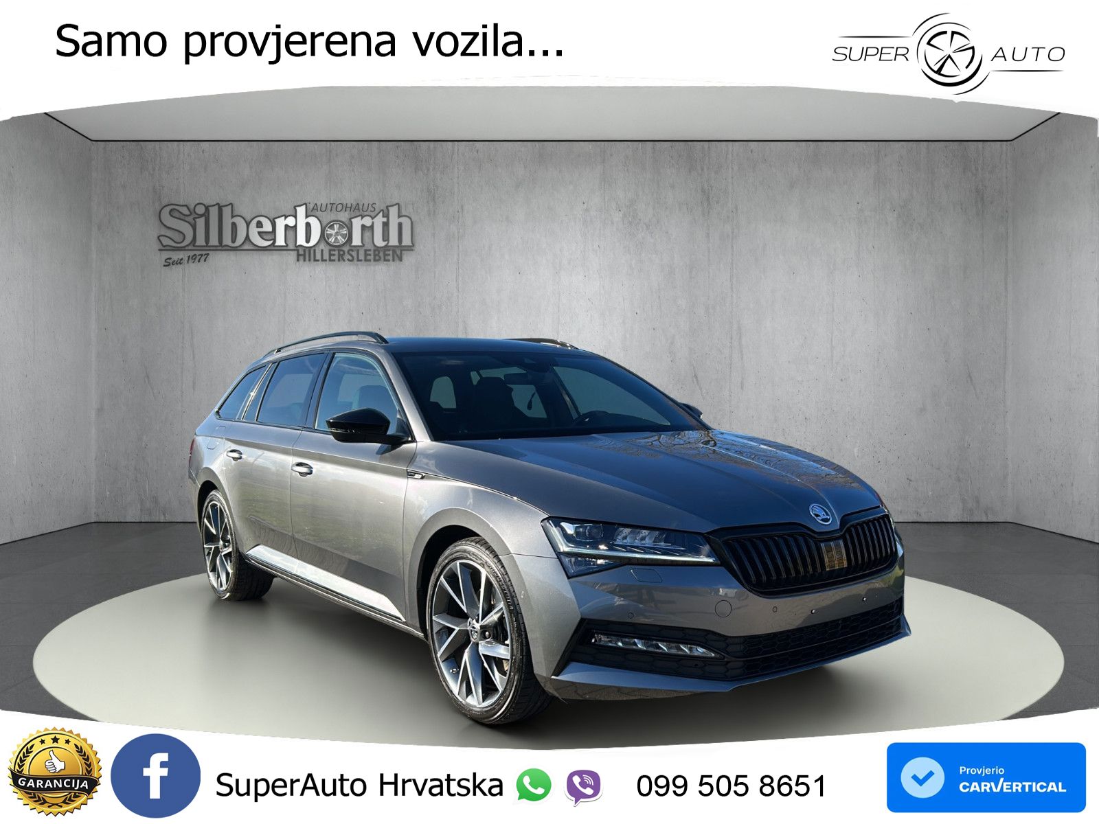Škoda Superb Combi 2.0 TDI 4x4 Sportline 200 KS, LED+ACC+GR SJED+MASAŽA+KAM+PDC
