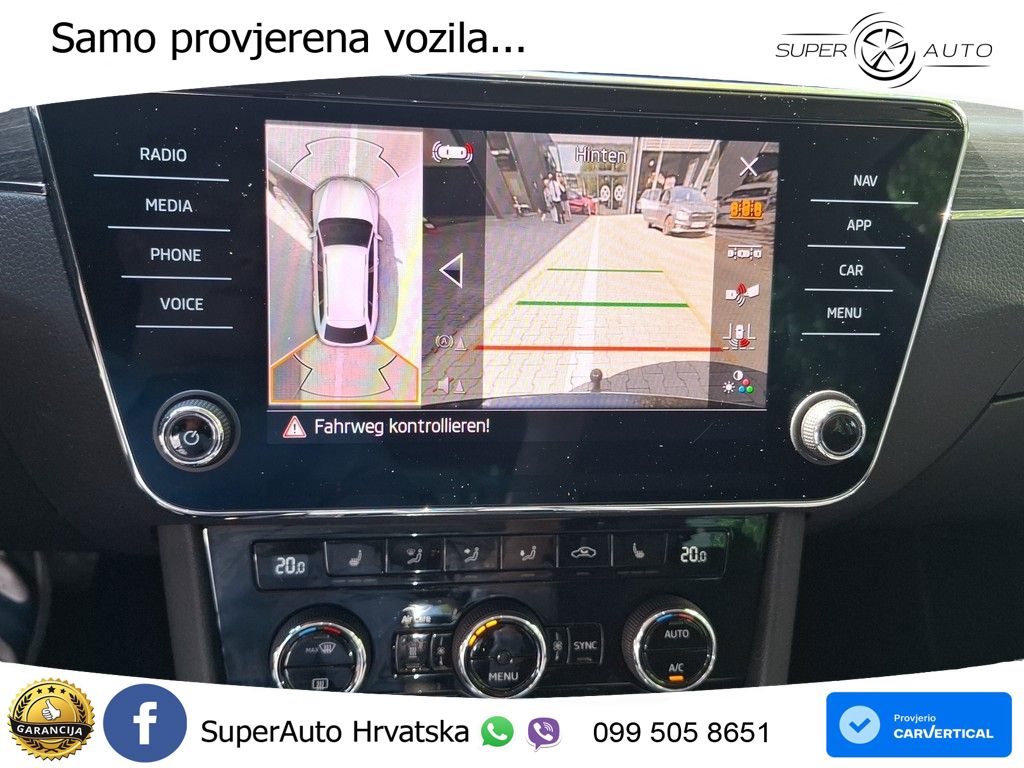 Škoda Superb Combi 2.0 TDI DSG Style 200 KS, LED+ACC+4xGR SJED+360+PDC