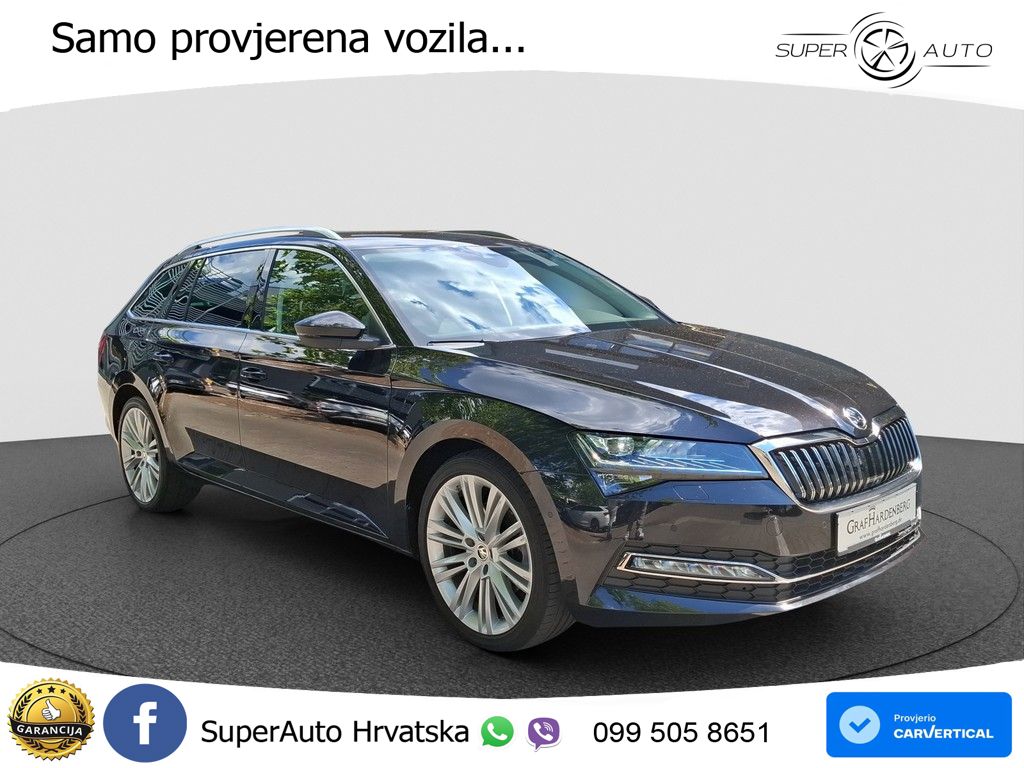 Škoda Superb Combi 2.0 TDI DSG Style 200 KS, LED+ACC+4xGR SJED+360+PDC
