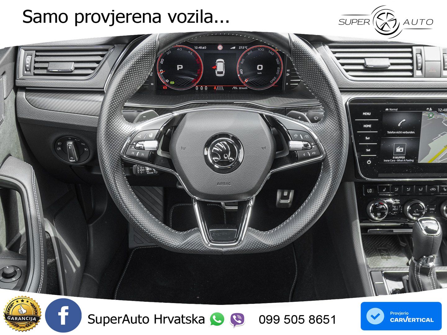 Škoda Superb Combi 2.0 TDI 4x4 Sportline 193 KS, MATRIX+ACC+GR SJED+ASIST+360