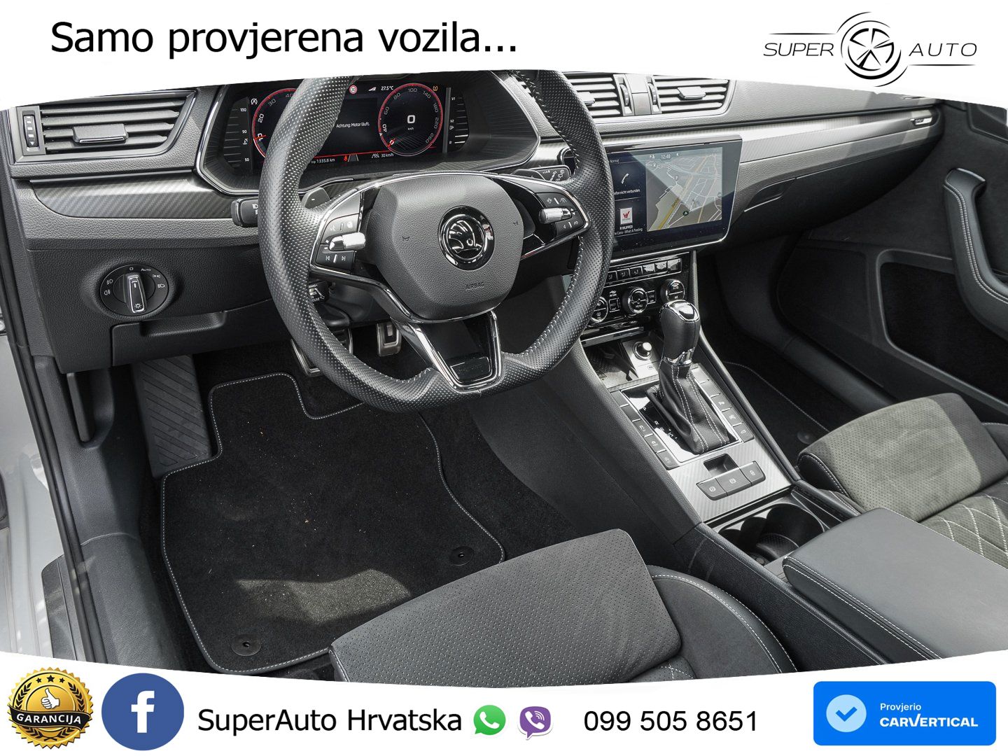 Škoda Superb Combi 2.0 TDI 4x4 Sportline 193 KS, MATRIX+ACC+GR SJED+ASIST+360