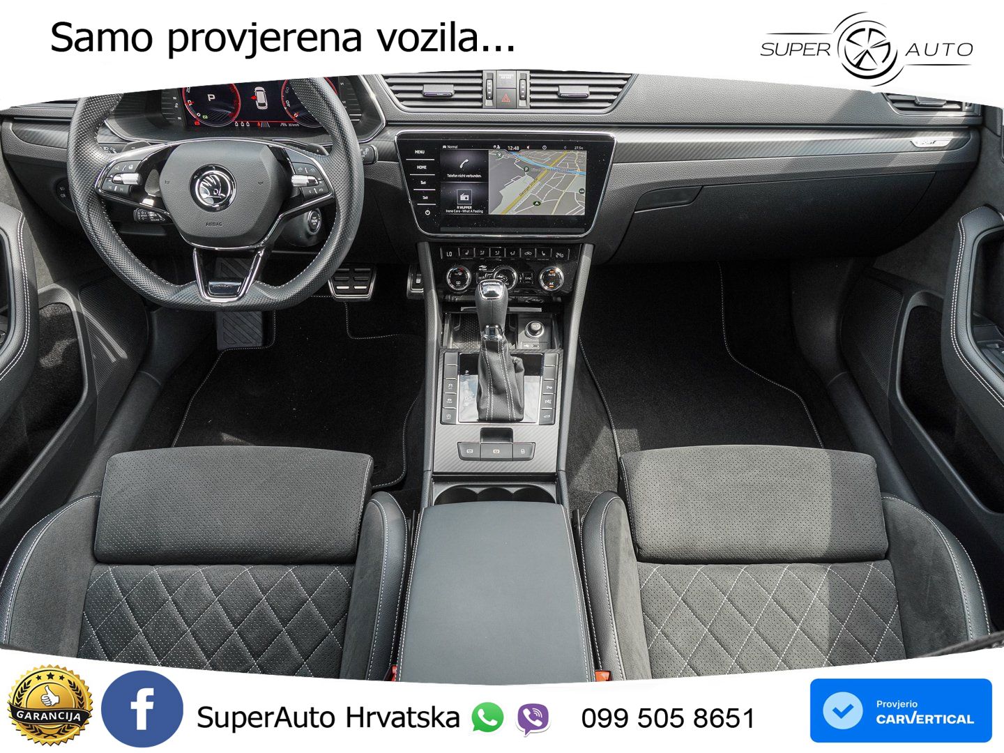 Škoda Superb Combi 2.0 TDI 4x4 Sportline 193 KS, MATRIX+ACC+GR SJED+ASIST+360