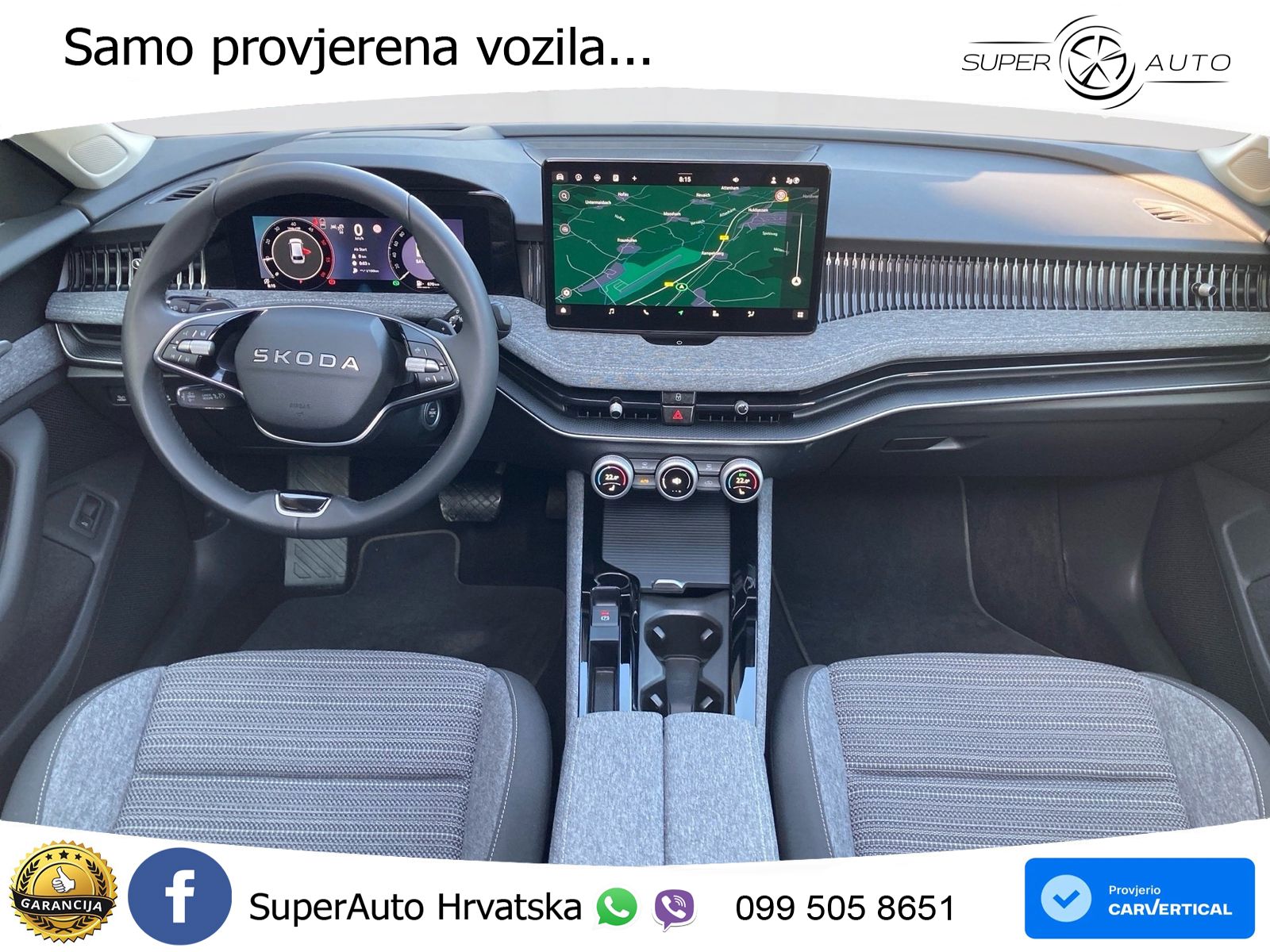 Škoda Superb Combi 2.0 TDI 4x4 193 KS, MATRIX+ACC+GR SJED+MASAŽA+KAM+PDC