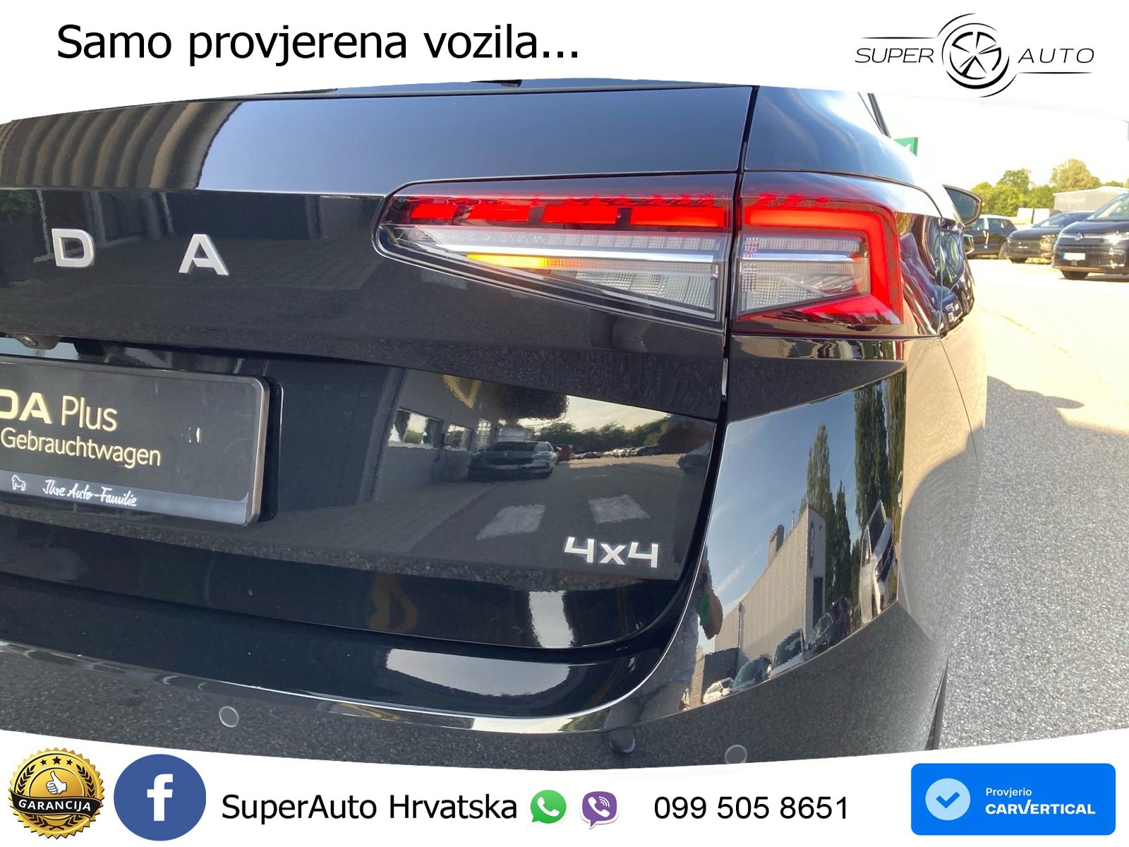Škoda Superb Combi 2.0 TDI 4x4 193 KS, MATRIX+ACC+GR SJED+MASAŽA+KAM+PDC