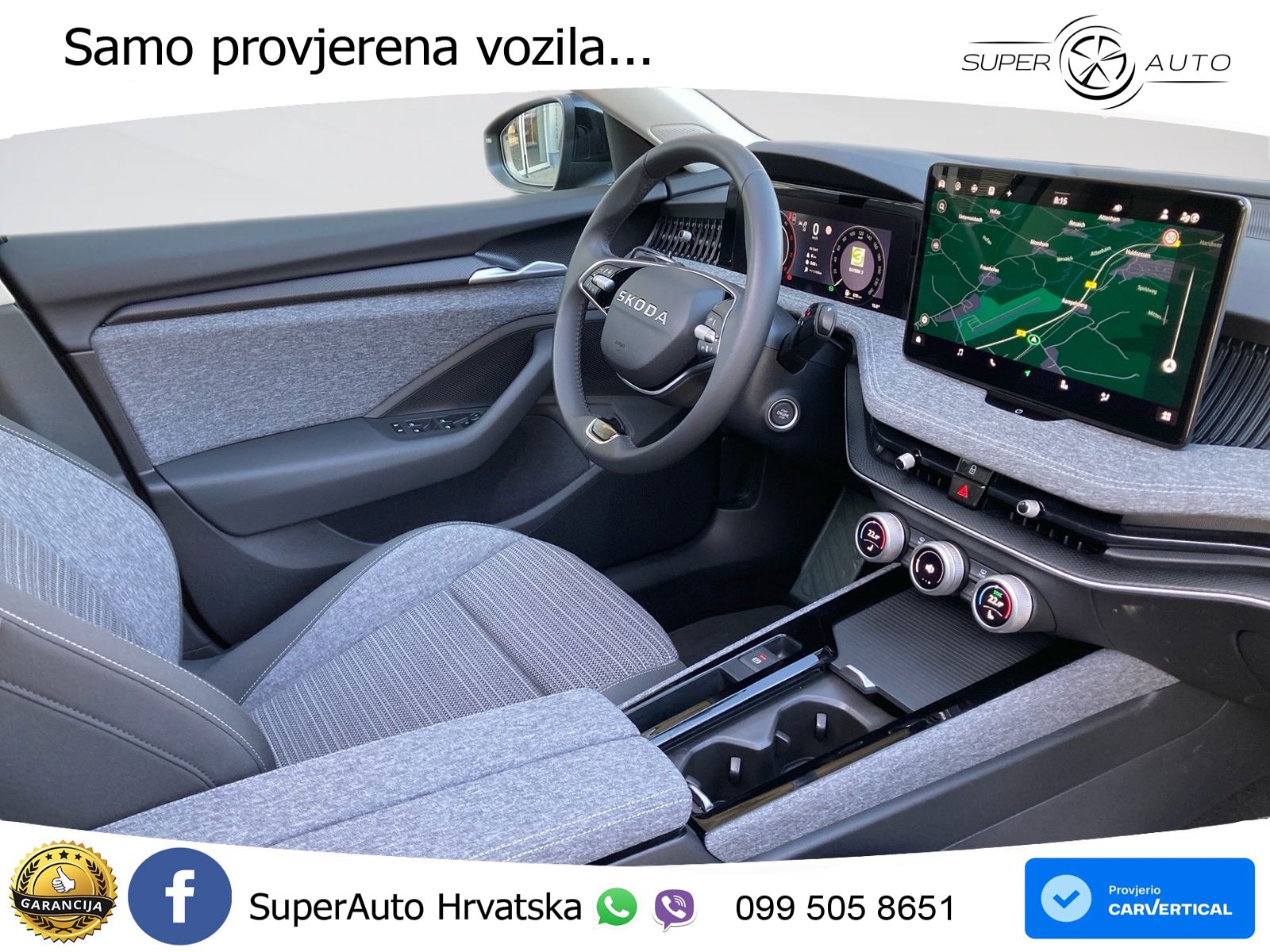 Škoda Superb Combi 2.0 TDI 4x4 193 KS, MATRIX+ACC+GR SJED+MASAŽA+KAM+PDC