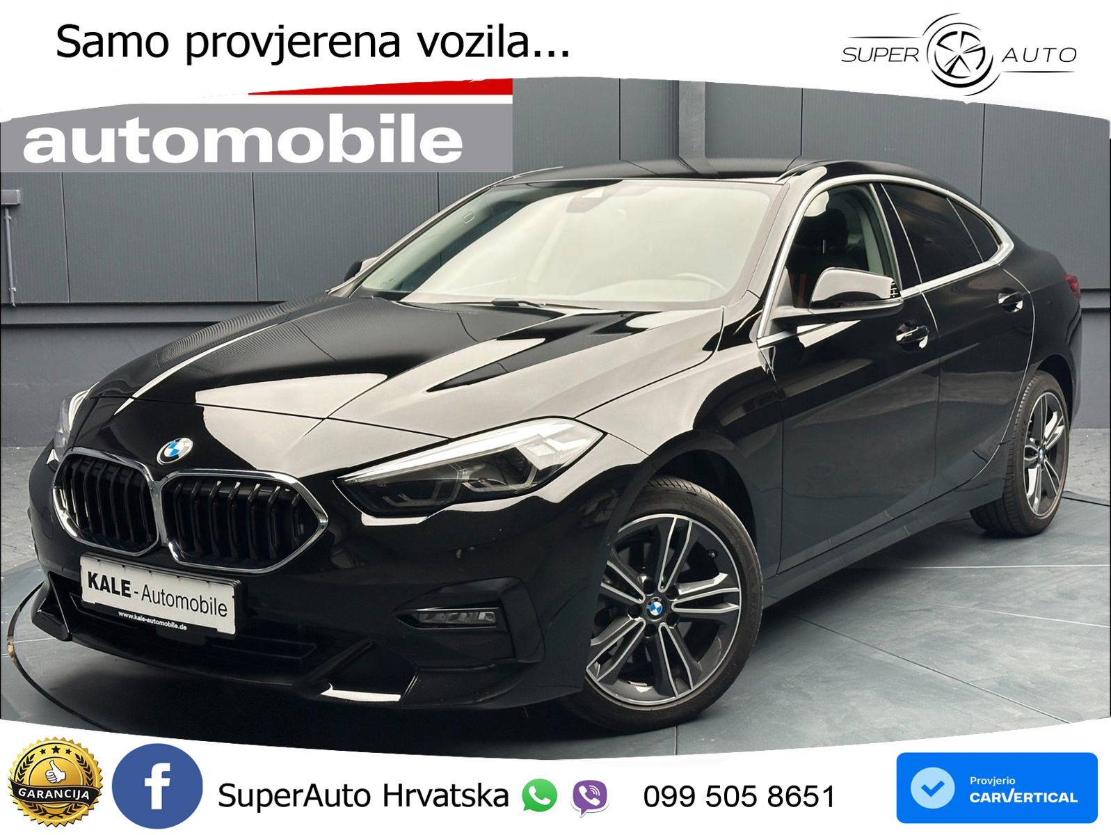 BMW 218d GC Steptronic Sport 150 KS, LED+TEM+GR SJED+KAM+PDC