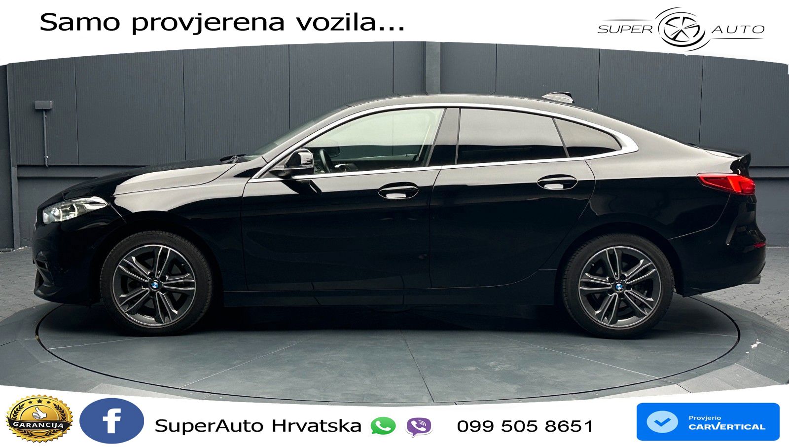 BMW 218d GC Steptronic Sport 150 KS, LED+TEM+GR SJED+KAM+PDC