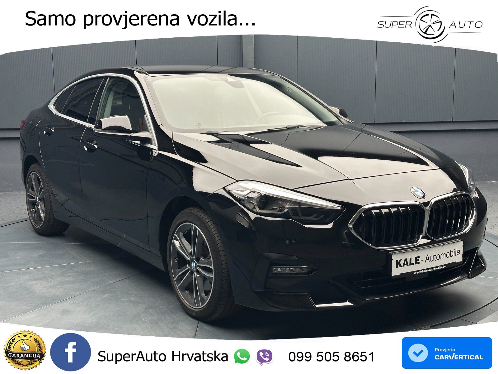 BMW 218d GC Steptronic Sport 150 KS, LED+TEM+GR SJED+KAM+PDC