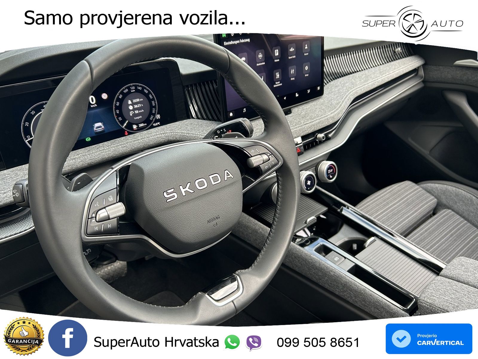 Škoda Superb Combi 2.0 TDI 4x4 193 KS, MATRIX+ACC+GR SJED+MASAŽA+KAM+PDC