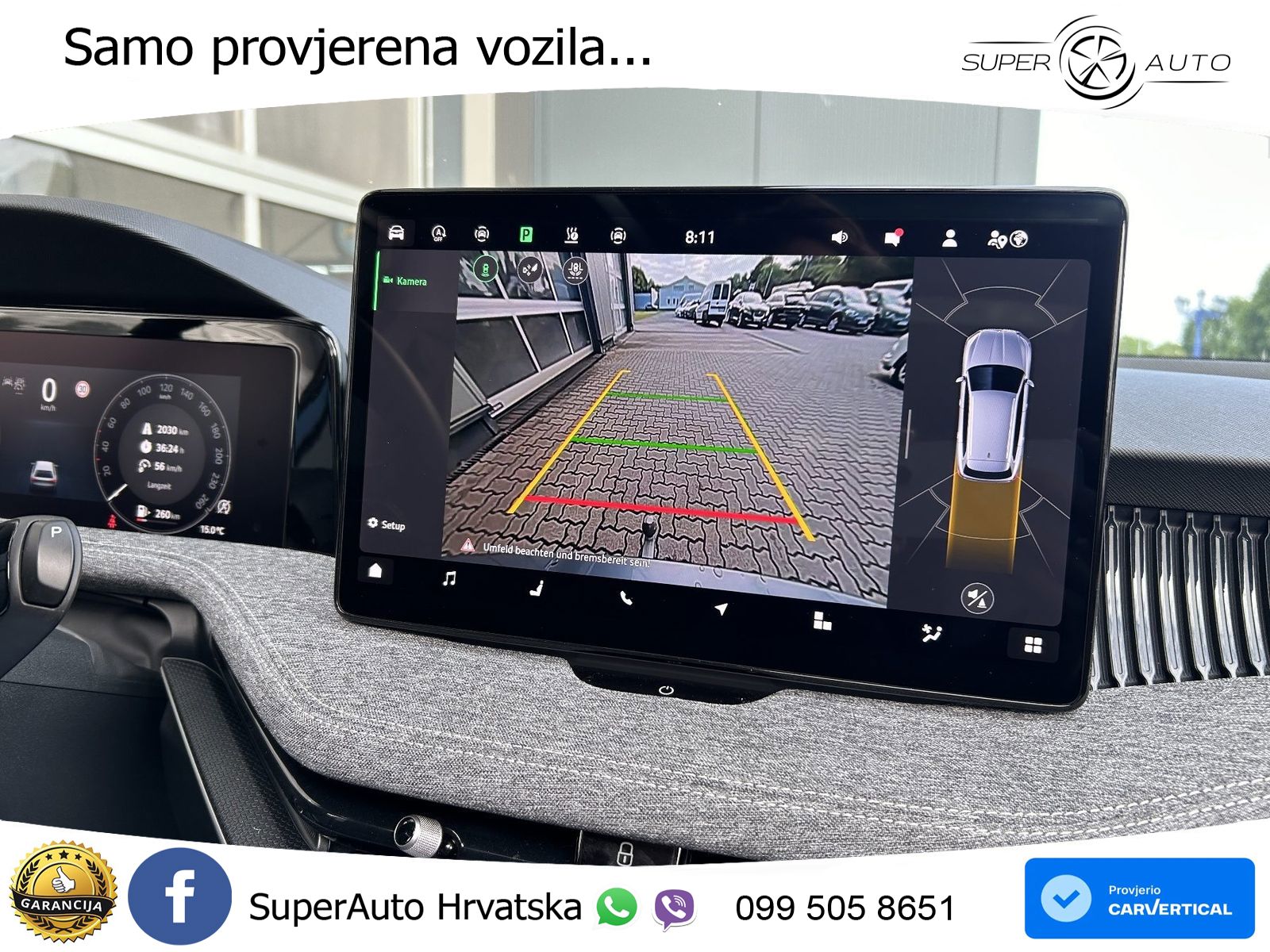 Škoda Superb Combi 2.0 TDI 4x4 193 KS, MATRIX+ACC+GR SJED+MASAŽA+KAM+PDC