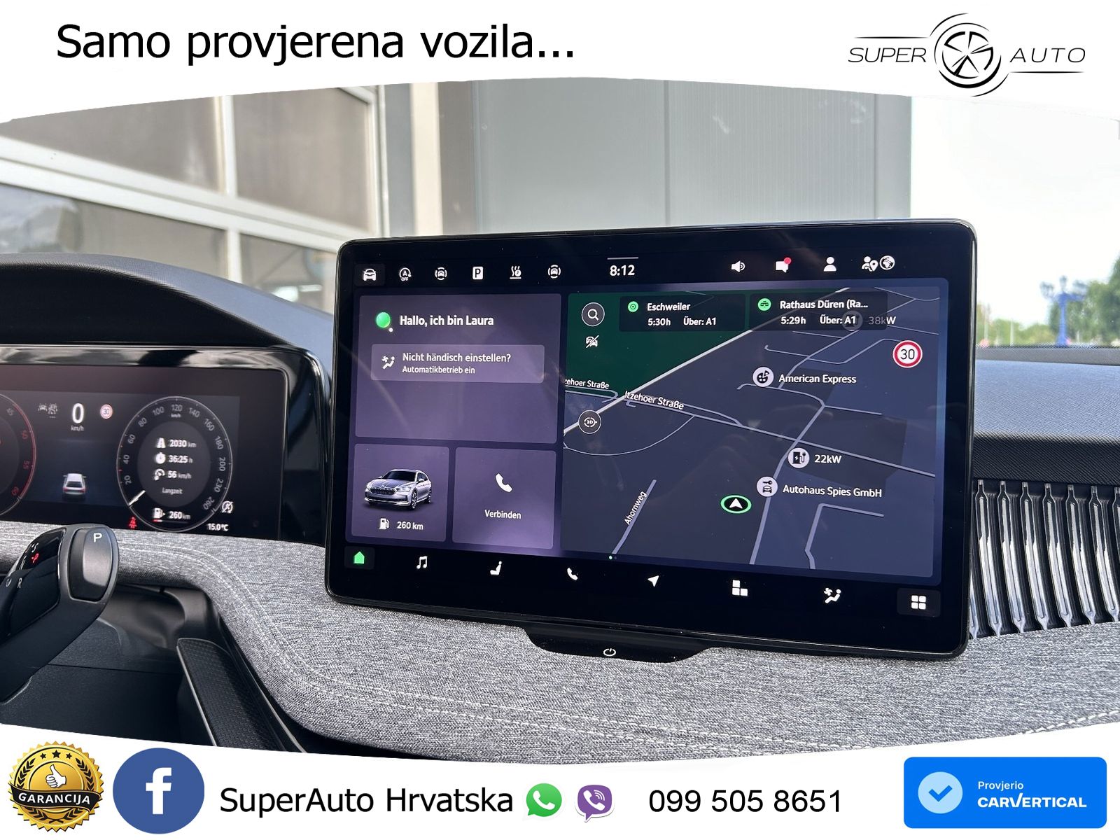 Škoda Superb Combi 2.0 TDI 4x4 193 KS, MATRIX+ACC+GR SJED+MASAŽA+KAM+PDC