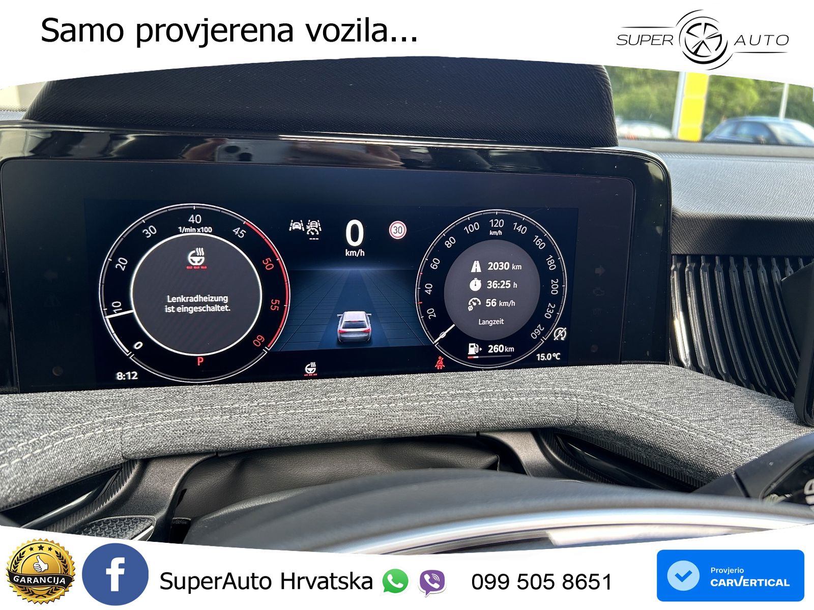 Škoda Superb Combi 2.0 TDI 4x4 193 KS, MATRIX+ACC+GR SJED+MASAŽA+KAM+PDC