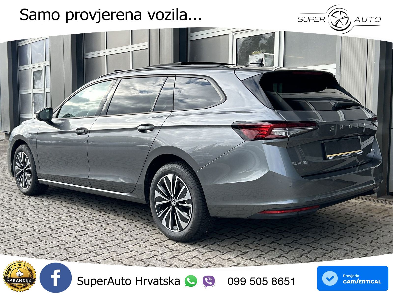Škoda Superb Combi 2.0 TDI 4x4 193 KS, MATRIX+ACC+GR SJED+MASAŽA+KAM+PDC