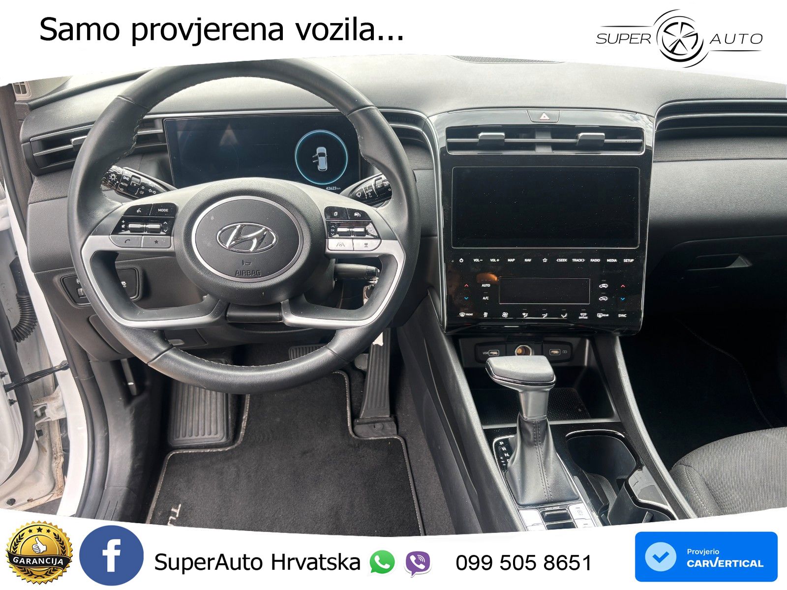Hyundai Tucson 1.6 T-GDI DCT Select 150 KS, LED+ACC+GR SJED+KAM+VIRT+PDC