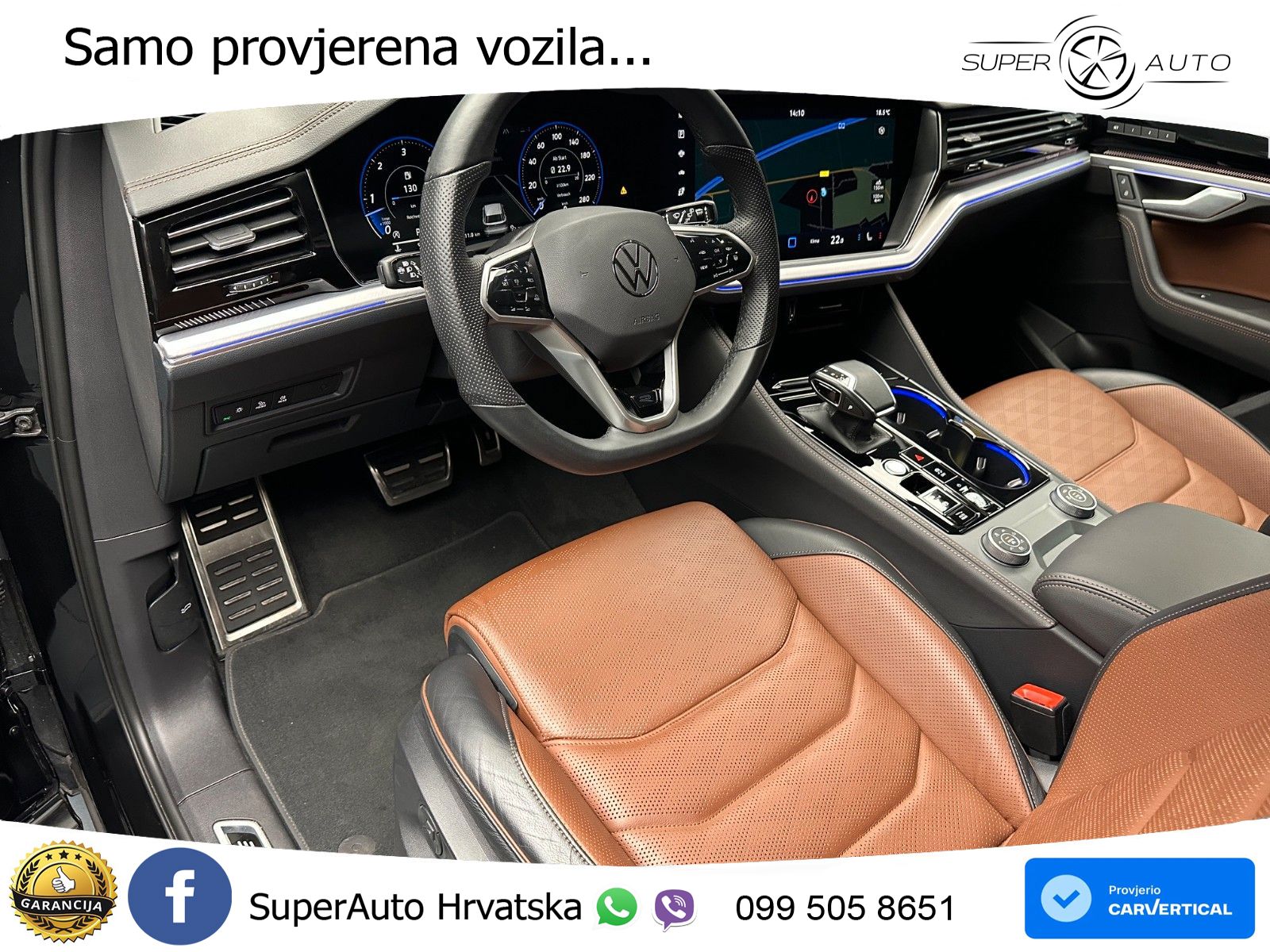 VW Touareg 3.0 TDI V6 4M Aut. R line 231 KS, ZRAČNI+MATRIX+ACC+4xGR SJED+360+PDC
