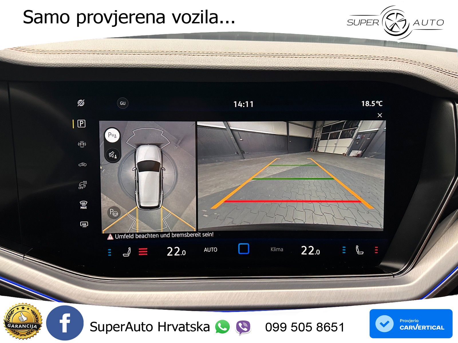 VW Touareg 3.0 TDI V6 4M Aut. R line 231 KS, ZRAČNI+MATRIX+ACC+4xGR SJED+360+PDC