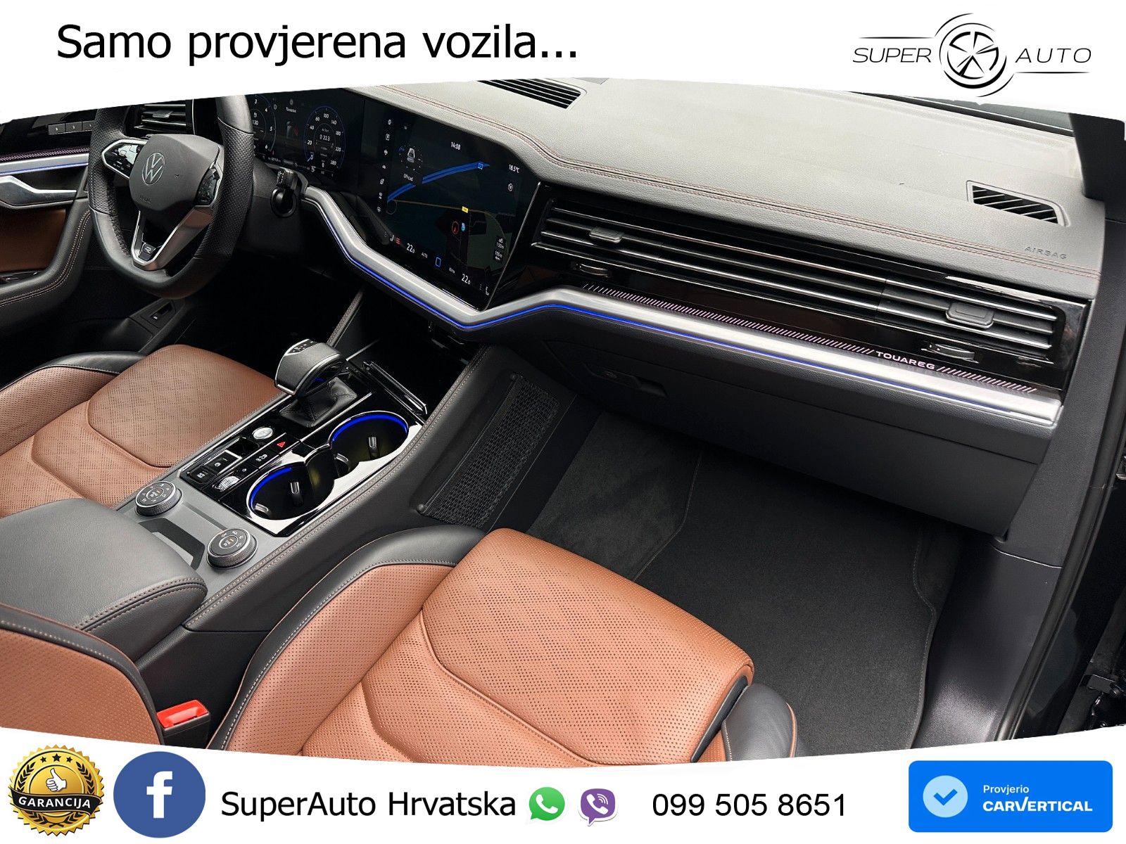 VW Touareg 3.0 TDI V6 4M Aut. R line 231 KS, ZRAČNI+MATRIX+ACC+4xGR SJED+360+PDC