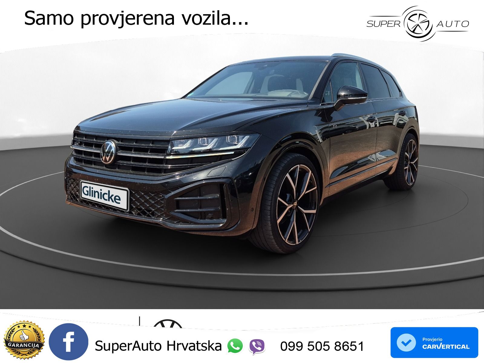 VW Touareg 3.0 TDI V6 4M Aut. R line 231 KS, ZRAČNI+MATRIX+ACC+4xGR SJED+KAM+PDC