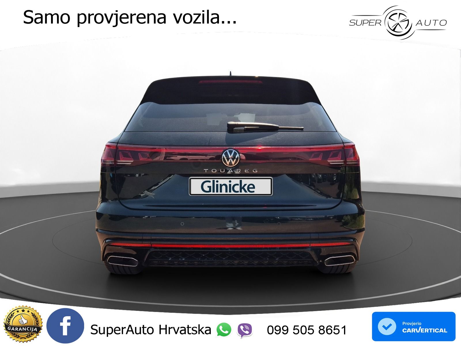 VW Touareg 3.0 TDI V6 4M Aut. R line 231 KS, ZRAČNI+MATRIX+ACC+4xGR SJED+KAM+PDC