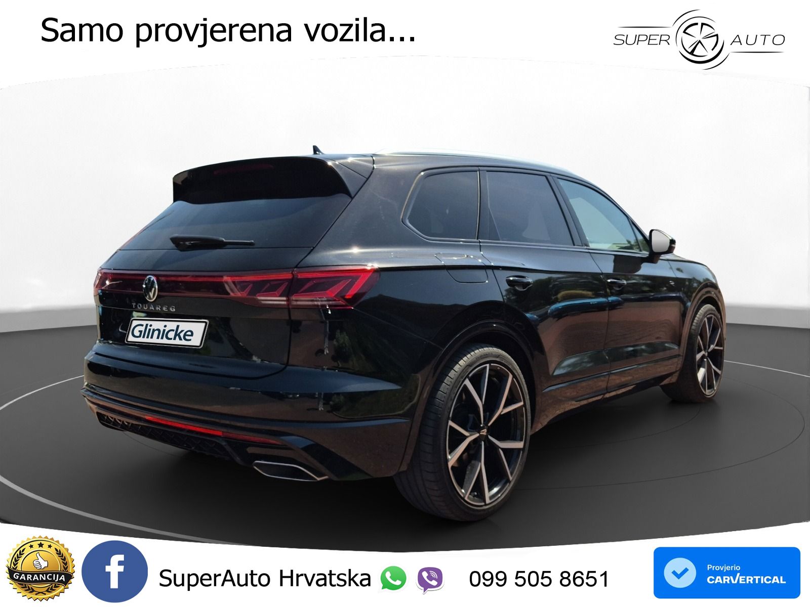 VW Touareg 3.0 TDI V6 4M Aut. R line 231 KS, ZRAČNI+MATRIX+ACC+4xGR SJED+KAM+PDC