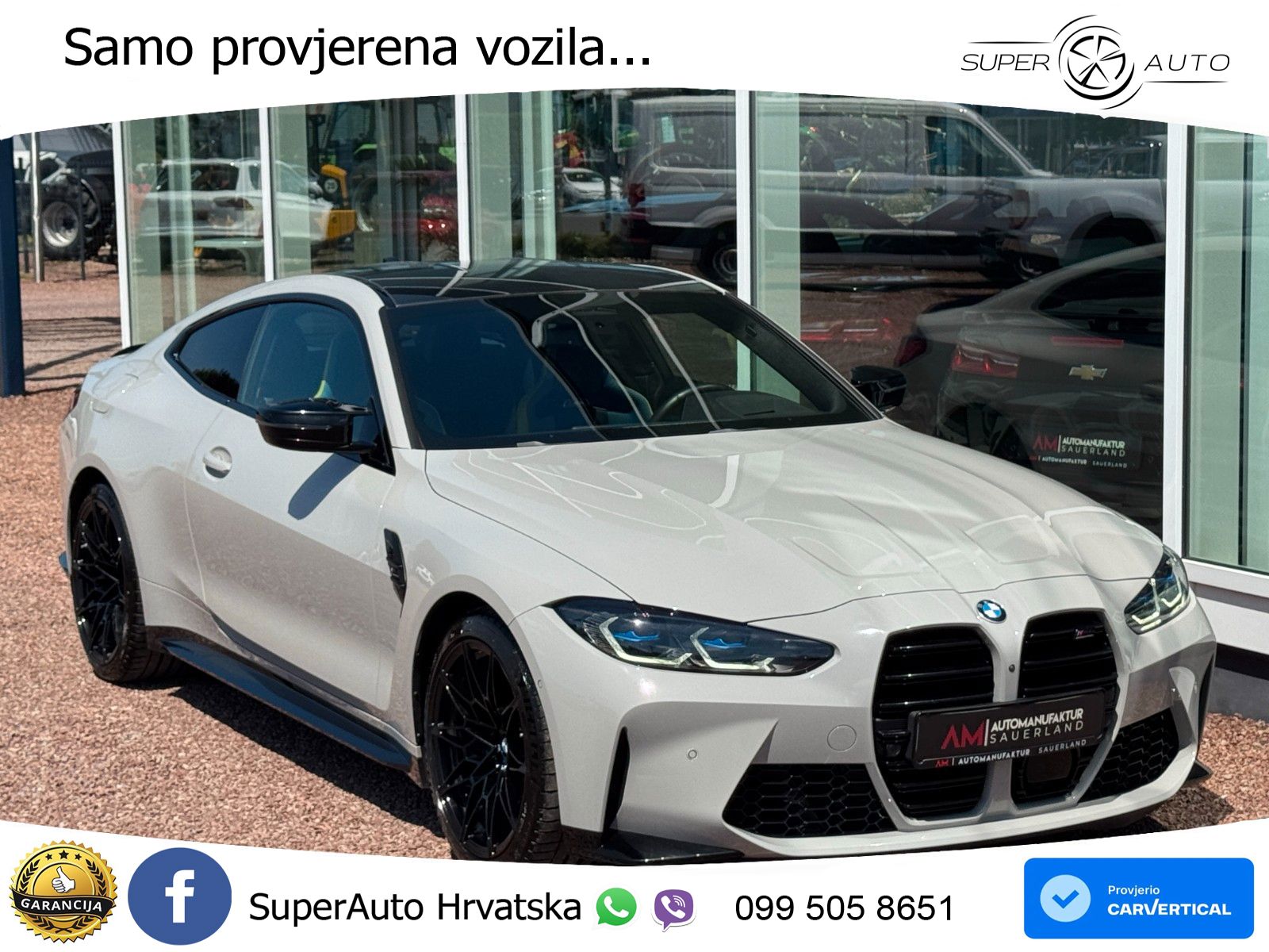 BMW M4 Coupe xDrive Steptronic Comp. 510 KS, LASER+ACC+GR SJED+360+PDC