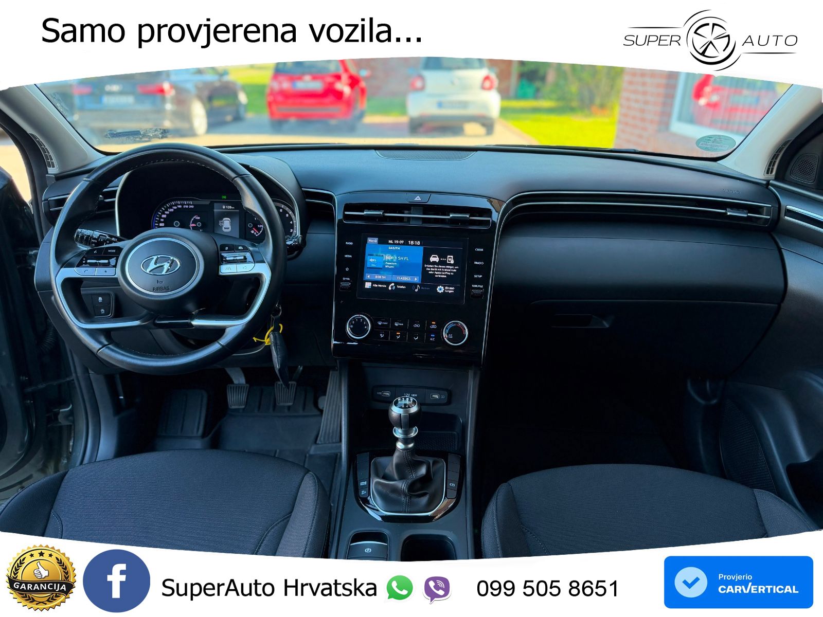 Hyundai Tucson 1.6 T-GDI Select 150 KS, LED+TEM+GR SJED+KAM