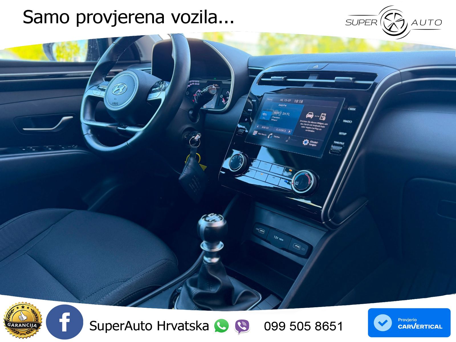 Hyundai Tucson 1.6 T-GDI Select 150 KS, LED+TEM+GR SJED+KAM