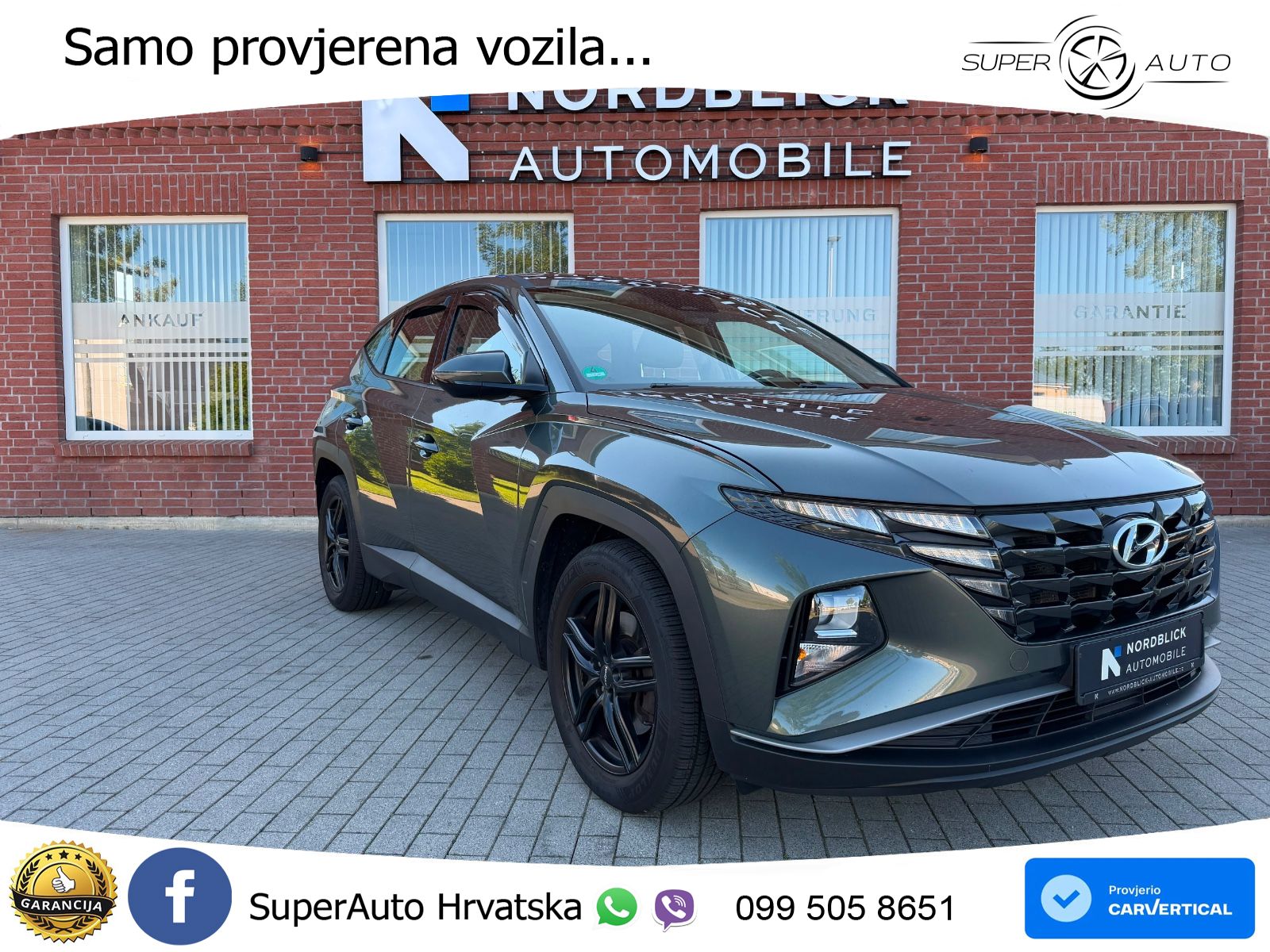 Hyundai Tucson 1.6 T-GDI Select 150 KS, LED+TEM+GR SJED+KAM