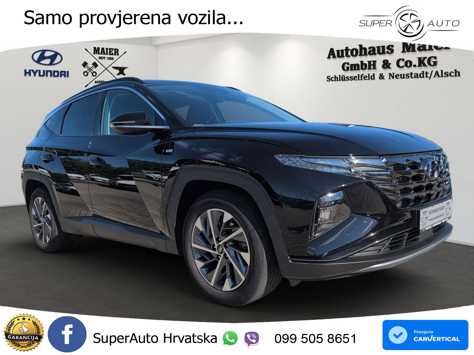 Hyundai Tucson 1.6 T-GDI Trend 150 KS, LED+ACC+GR SJED+KAM+VIRT