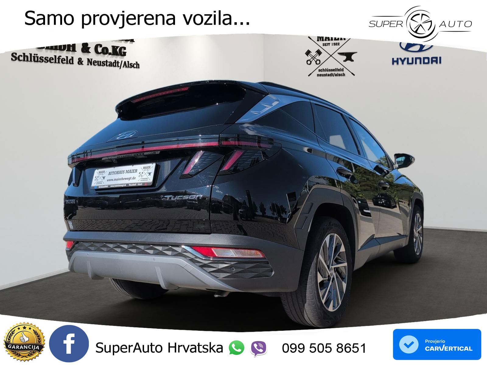 Hyundai Tucson 1.6 T-GDI Trend 150 KS, LED+ACC+GR SJED+KAM+VIRT