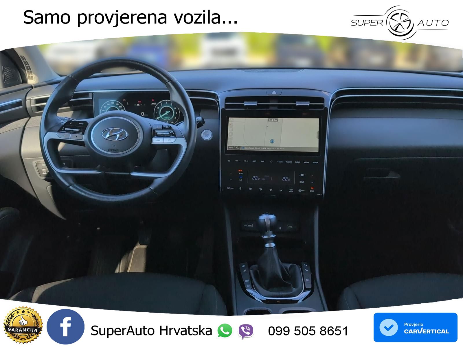 Hyundai Tucson 1.6 T-GDI Trend 150 KS, LED+ACC+GR SJED+KAM+VIRT