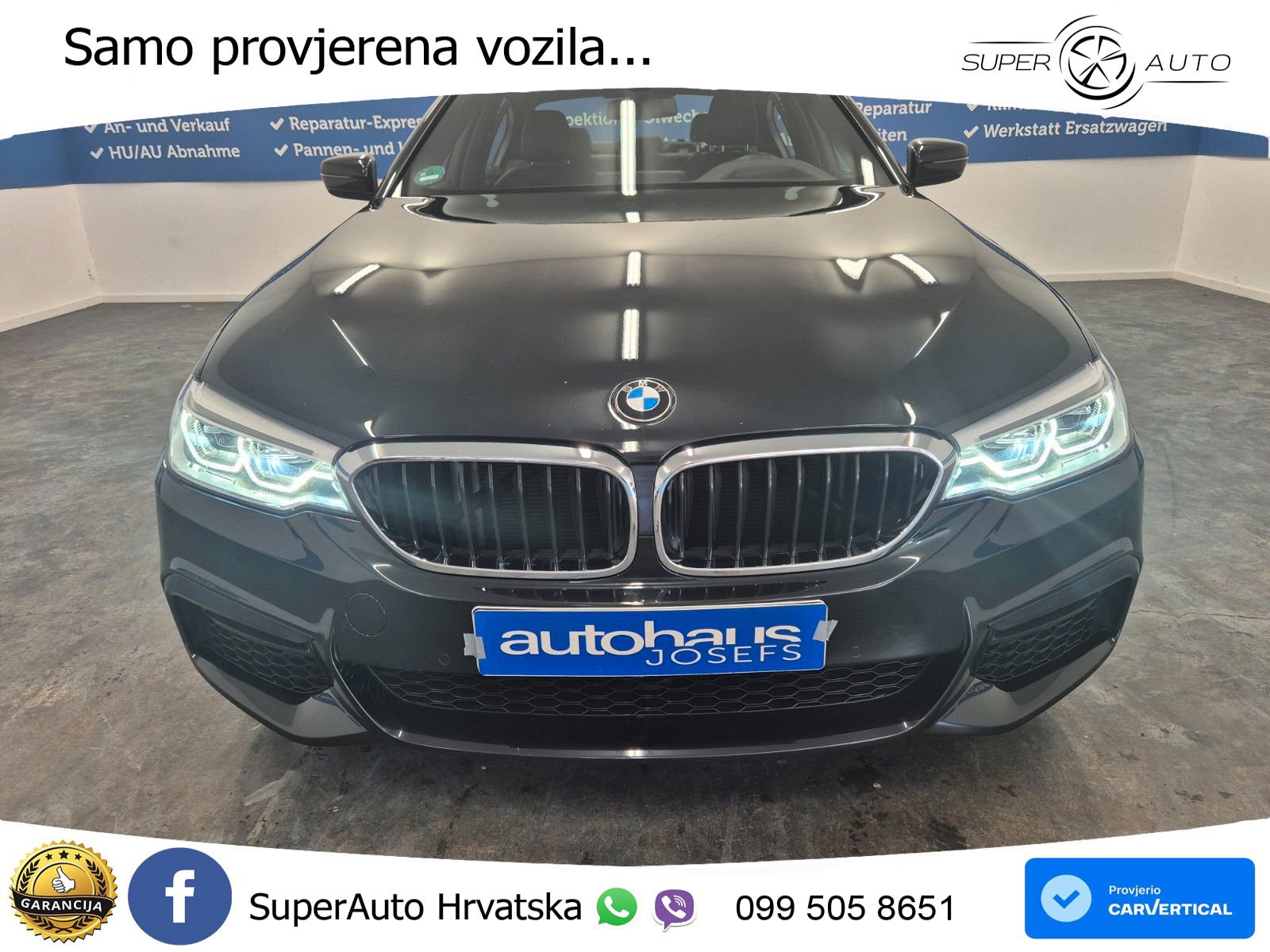 BMW 520d Aut. M Sport 190 KS, KAM+VIRT+GR SJED+HEAD+LED