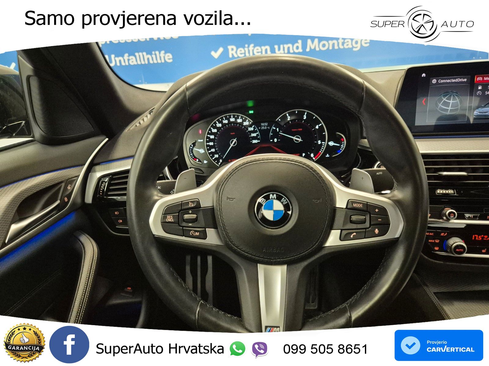 BMW 520d Aut. M Sport 190 KS, KAM+VIRT+GR SJED+HEAD+LED
