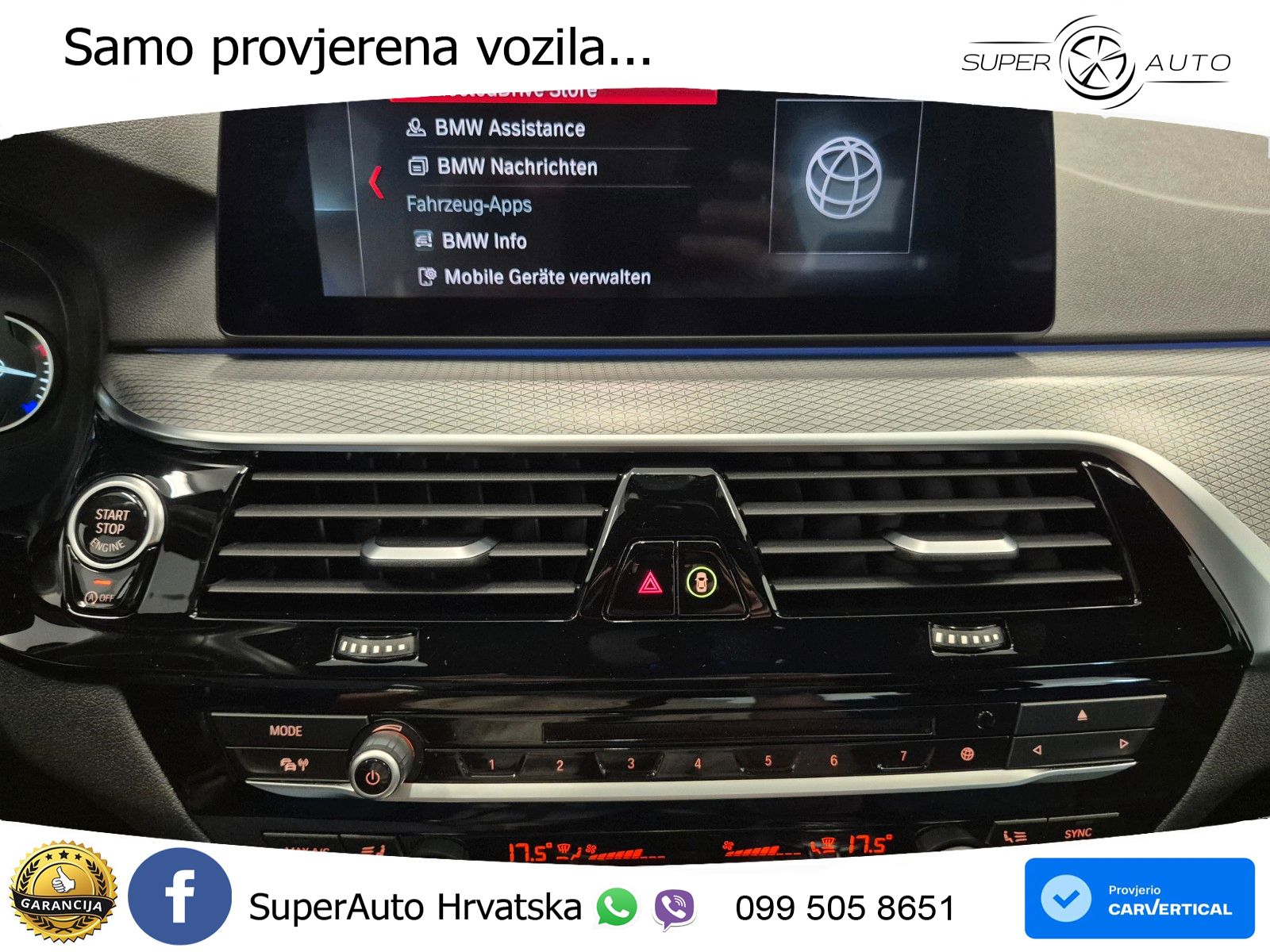 BMW 520d Aut. M Sport 190 KS, KAM+VIRT+GR SJED+HEAD+LED