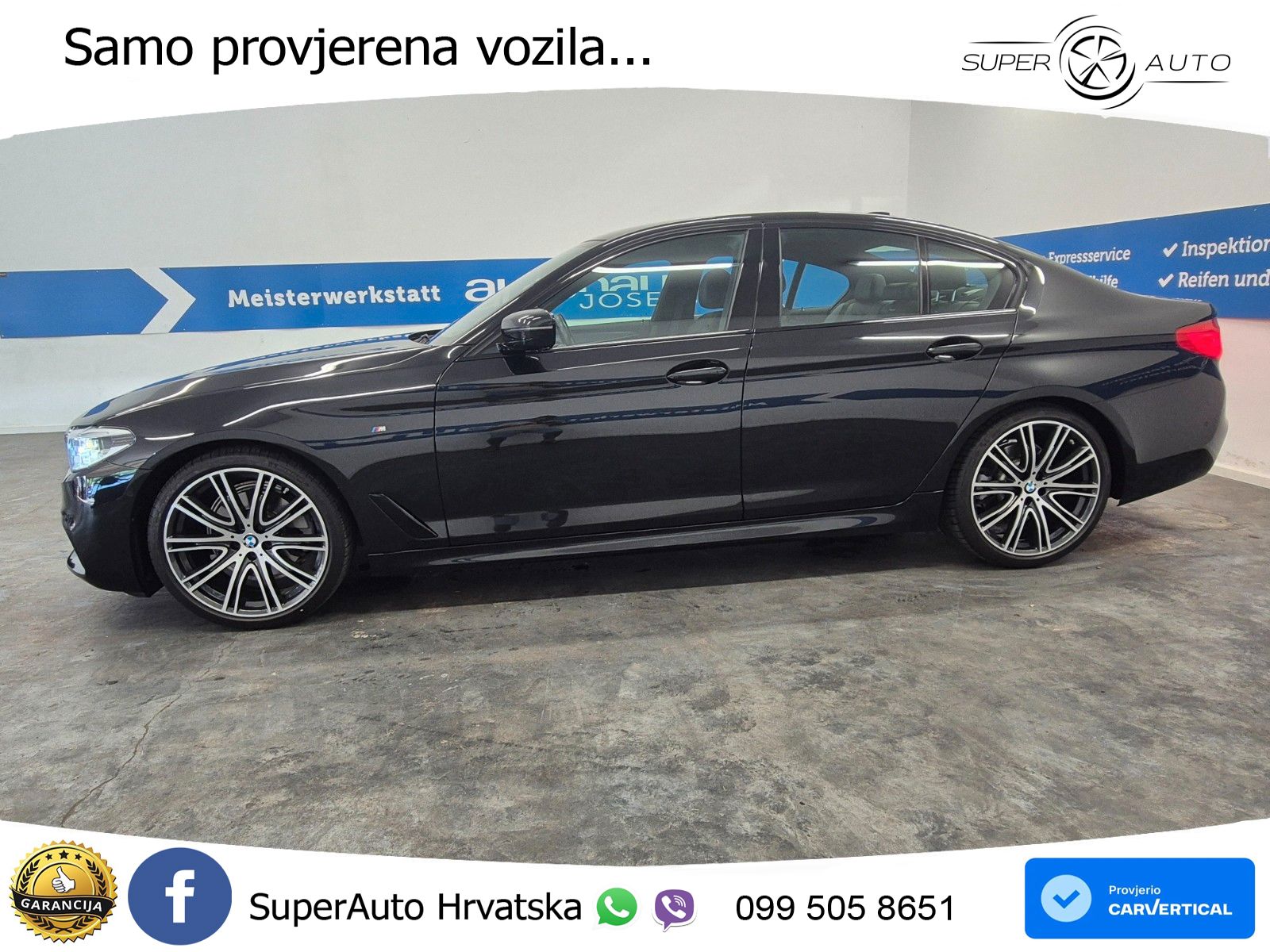 BMW 520d Aut. M Sport 190 KS, KAM+VIRT+GR SJED+HEAD+LED