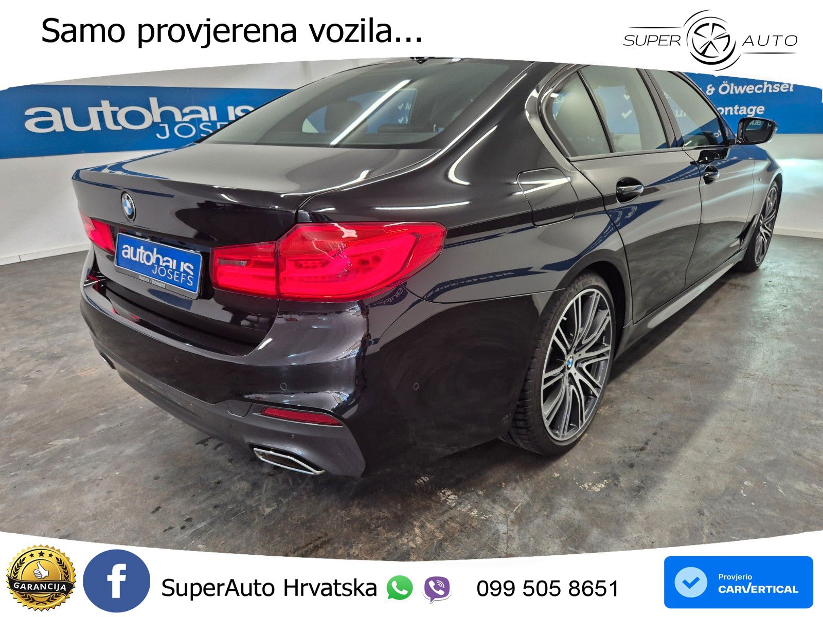BMW 520d Aut. M Sport 190 KS, KAM+VIRT+GR SJED+HEAD+LED