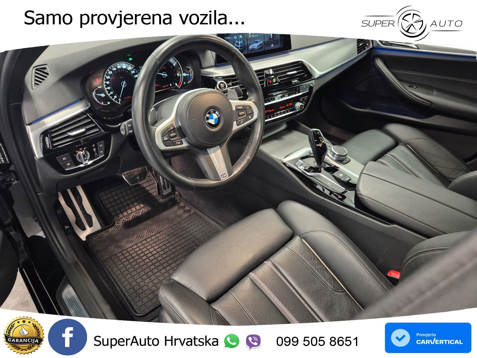 BMW 520d Aut. M Sport 190 KS, KAM+VIRT+GR SJED+HEAD+LED