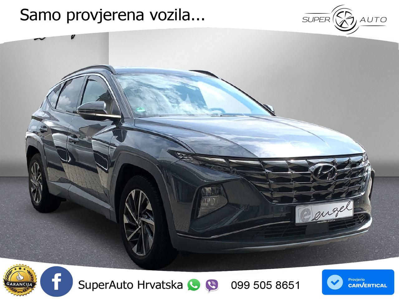 Hyundai Tucson 1.6 T-GDI Trend 150 KS, LED+ACC+GR SJED+KAM+VIRT+PDC
