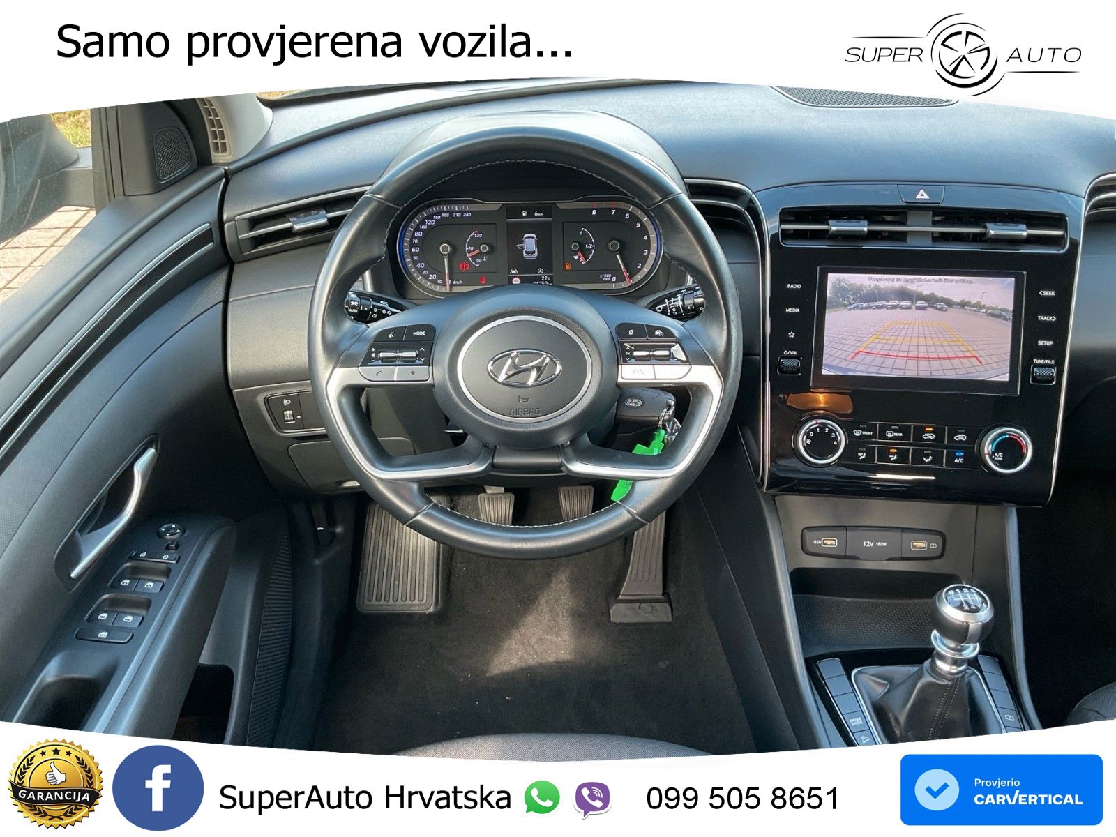 Hyundai Tucson 1.6 T-GDI 150 KS, TEM+GR SJED+KAM+PDC
