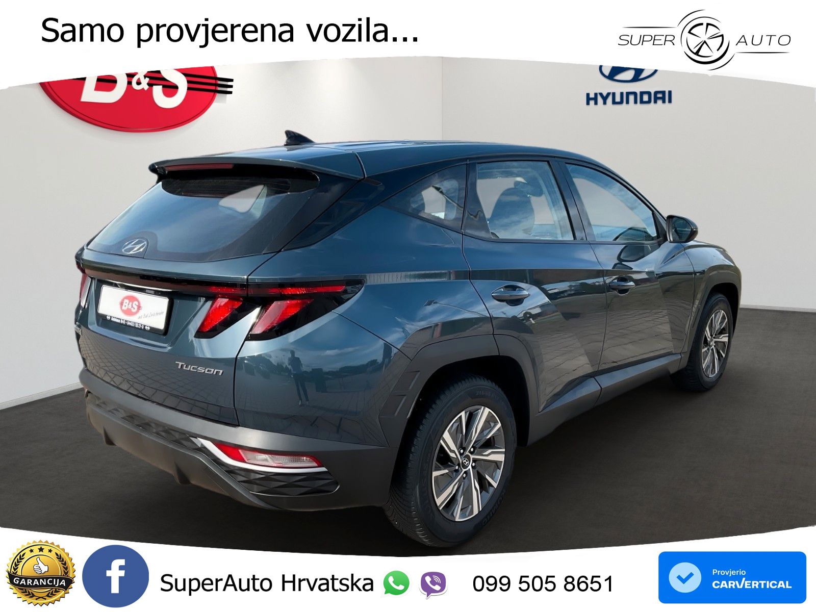 Hyundai Tucson 1.6 T-GDI 150 KS, TEM+GR SJED+KAM+PDC