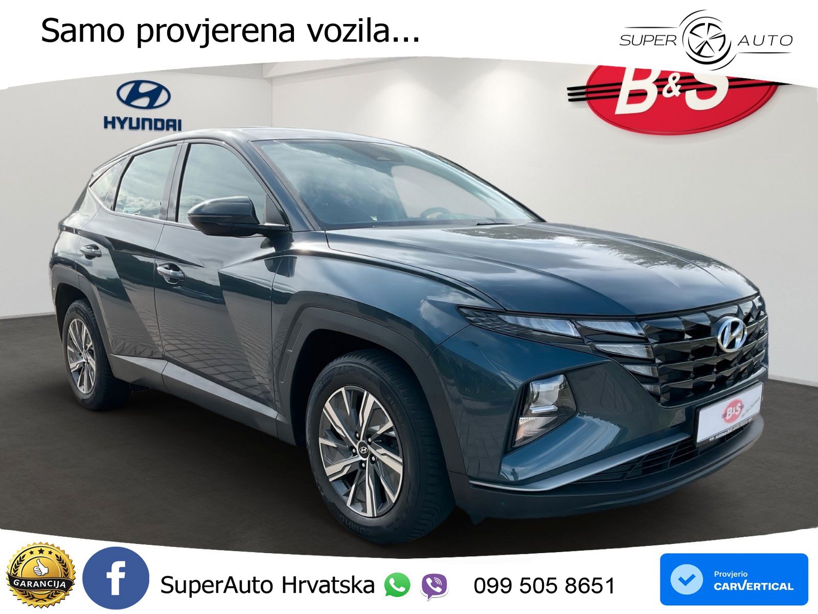 Hyundai Tucson 1.6 T-GDI 150 KS, TEM+GR SJED+KAM+PDC