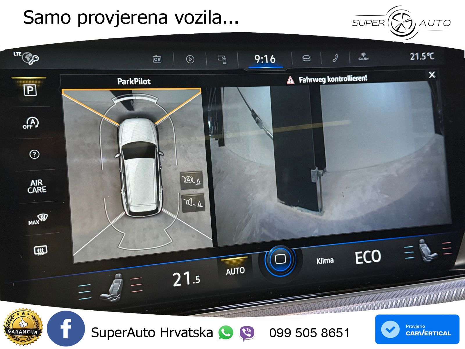 VW Touareg 3.0 TDI V6 4M Aut. R line 231 KS, ZRAČNI+MATRIX+ACC+4xGR SJED+360+PDC