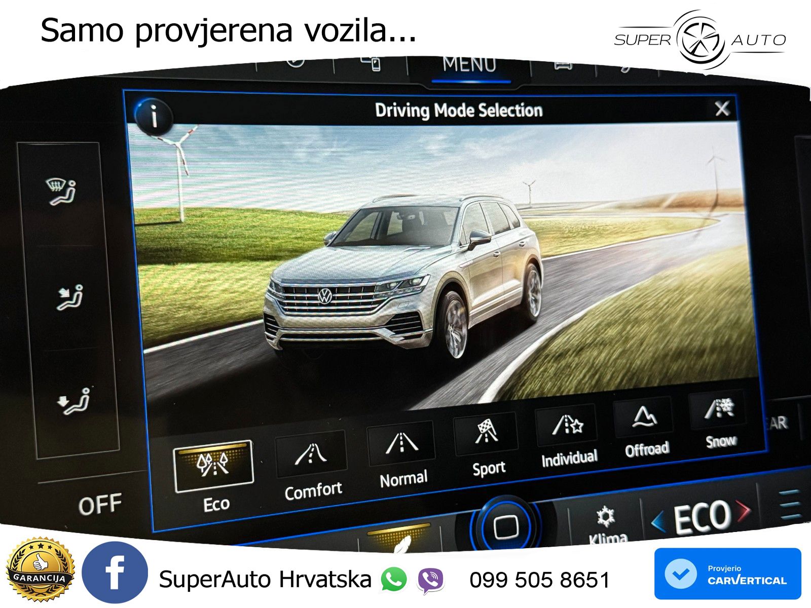 VW Touareg 3.0 TDI V6 4M Aut. R line 231 KS, ZRAČNI+MATRIX+ACC+4xGR SJED+360+PDC