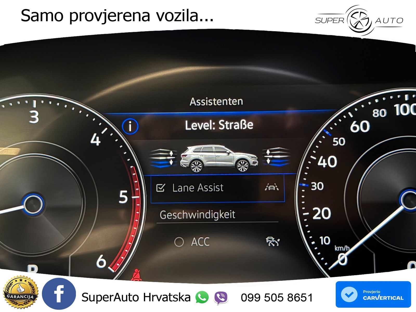 VW Touareg 3.0 TDI V6 4M Aut. R line 231 KS, ZRAČNI+MATRIX+ACC+4xGR SJED+360+PDC