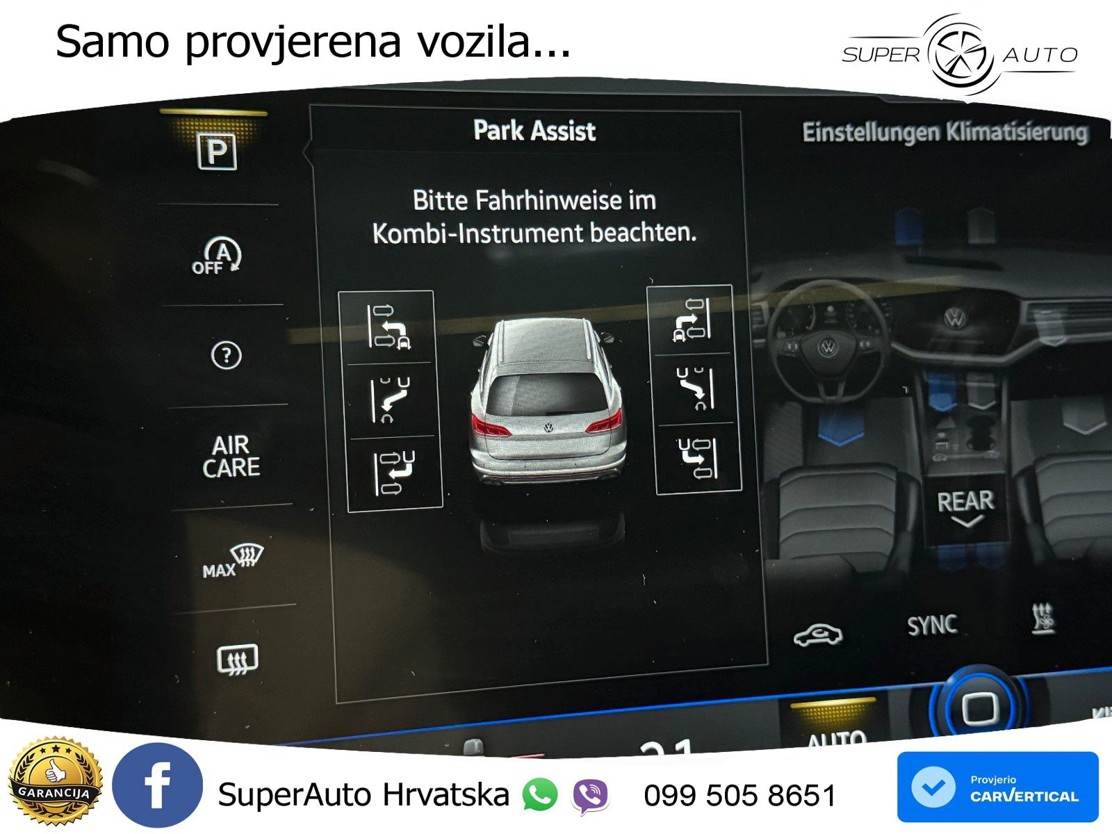 VW Touareg 3.0 TDI V6 4M Aut. R line 231 KS, ZRAČNI+MATRIX+ACC+4xGR SJED+360+PDC