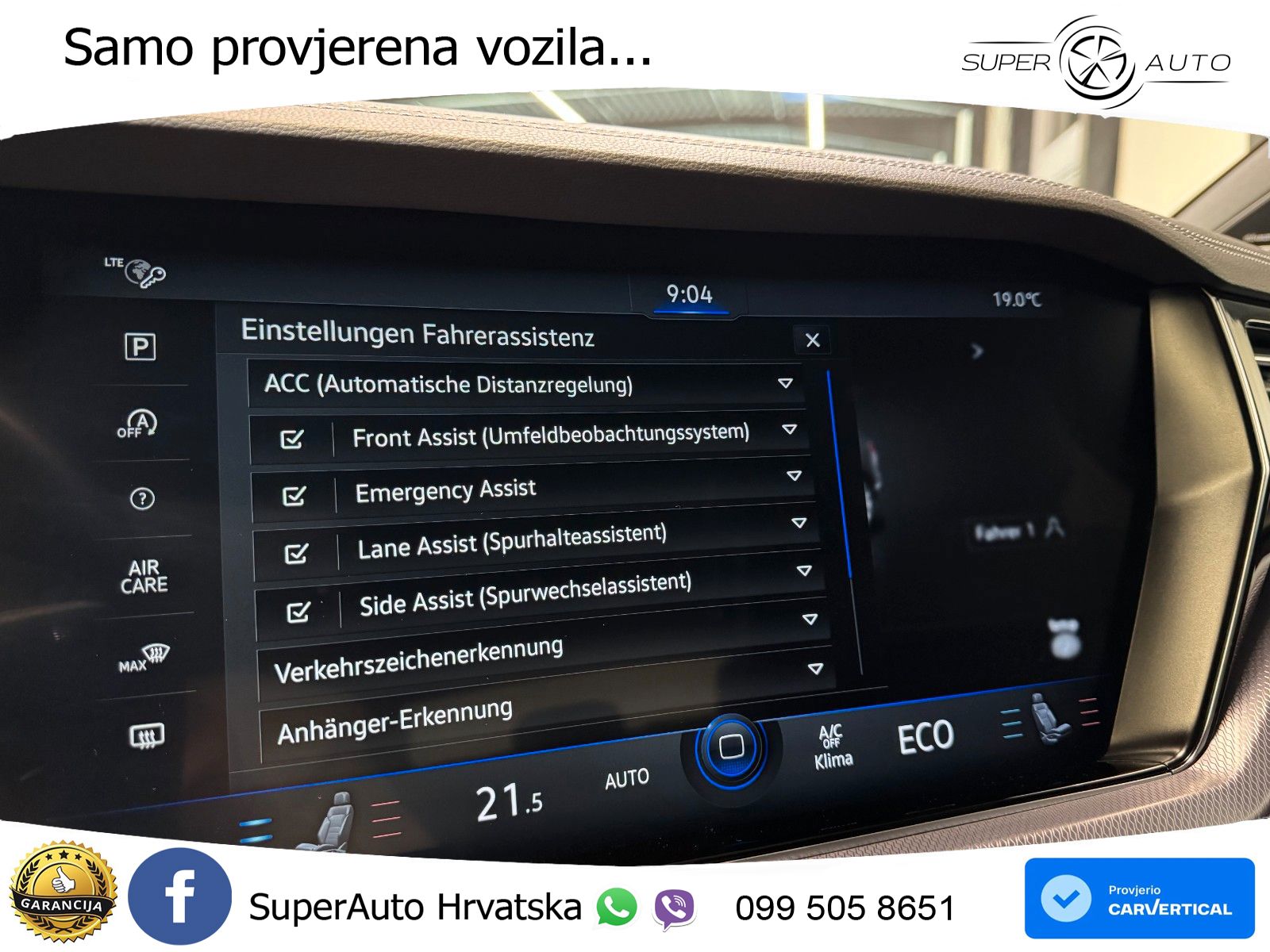 VW Touareg 3.0 TDI V6 4M Aut. R line 231 KS, ZRAČNI+MATRIX+ACC+4xGR SJED+360+PDC