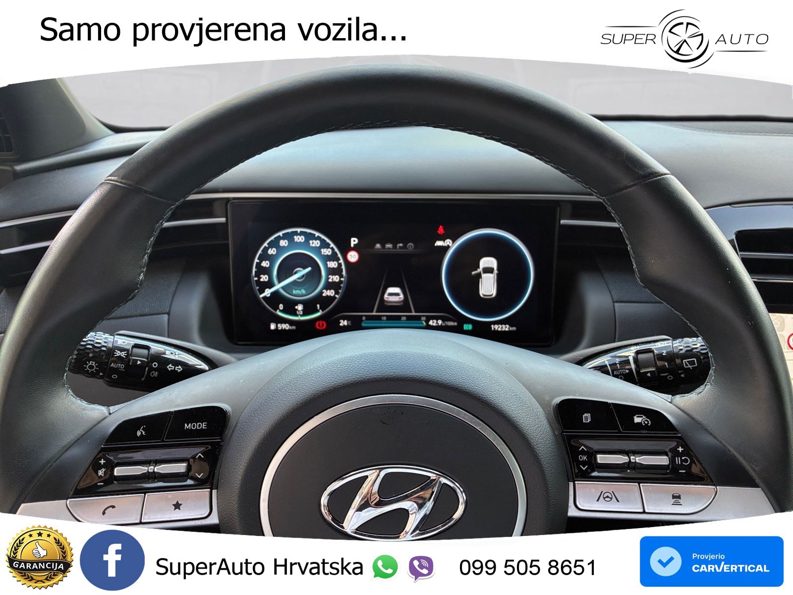 Hyundai Tucson 1.6 T-GDI DCT Edition 30+ 150 KS, LED+ACC+GR SJED+KAM+VIRT