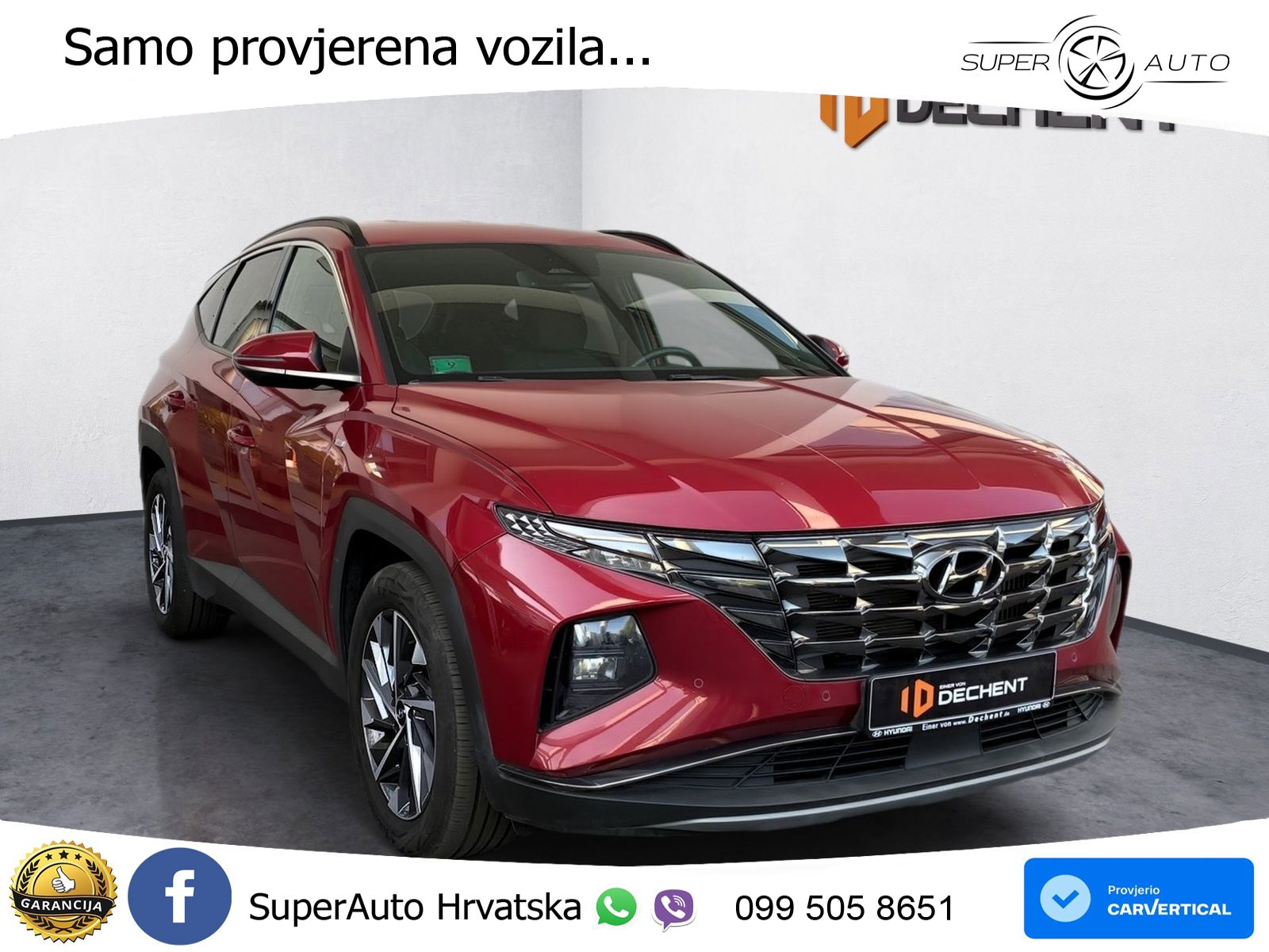 Hyundai Tucson 1.6 T-GDI DCT Edition 30+ 150 KS, LED+ACC+GR SJED+KAM+VIRT